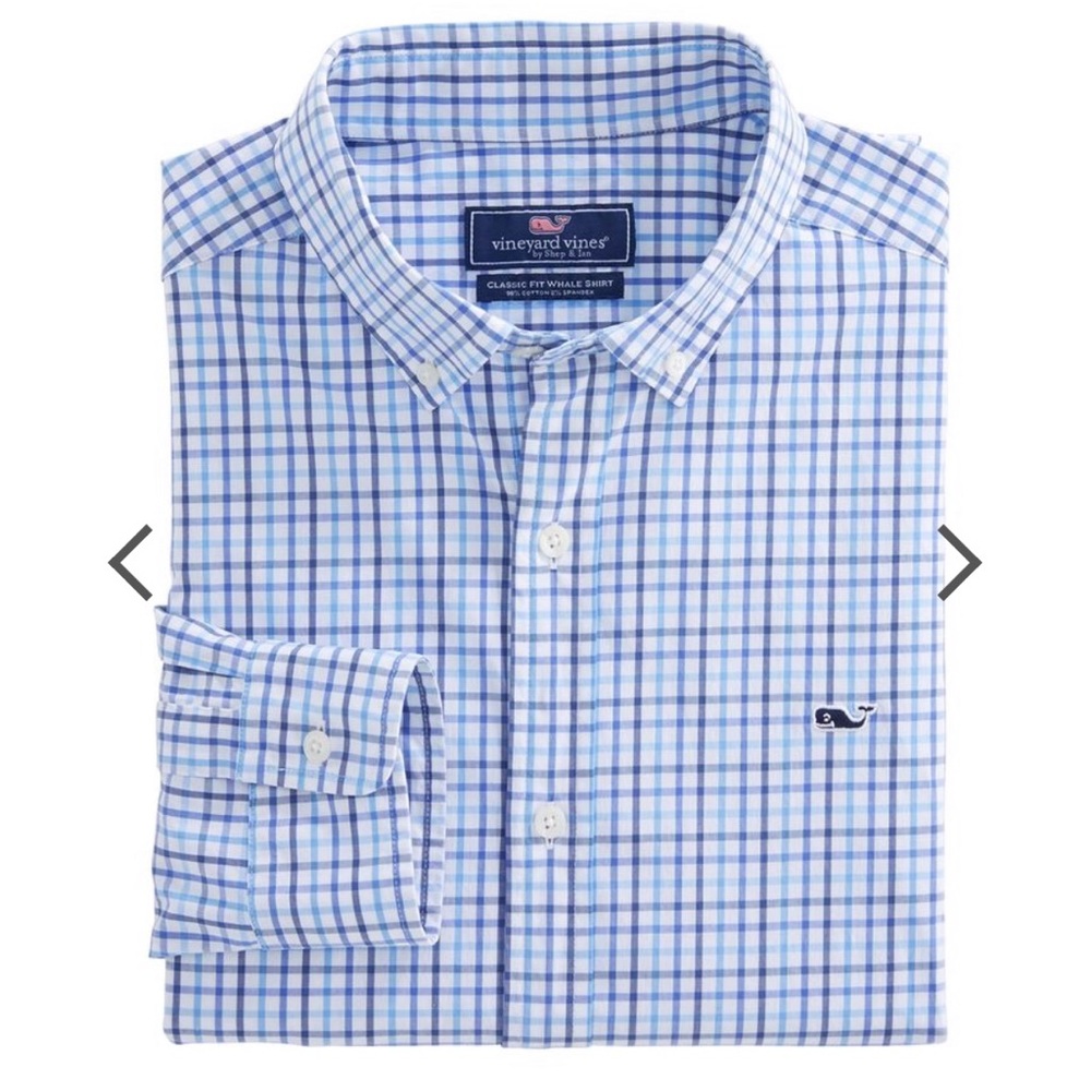 Vineyard Vines Water Street Classic Whale Shirt